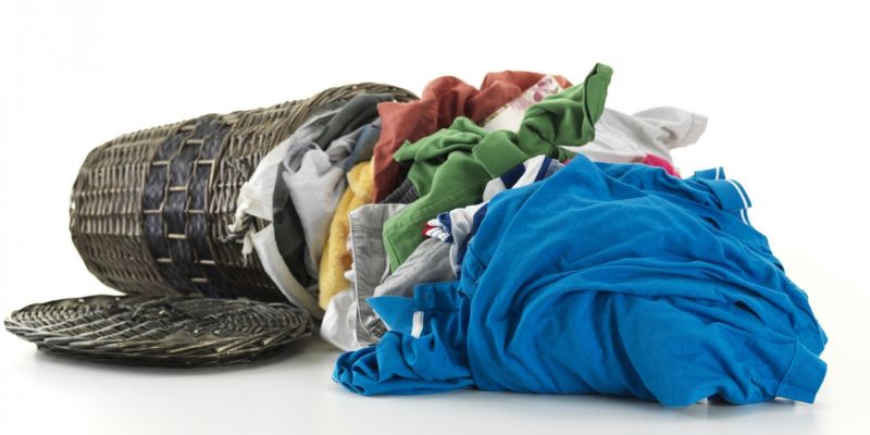 wash the dark-coloured clothes and light ones separately 